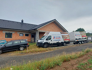 Zateplení novostavby rodinného domu pomocí foukané izolace